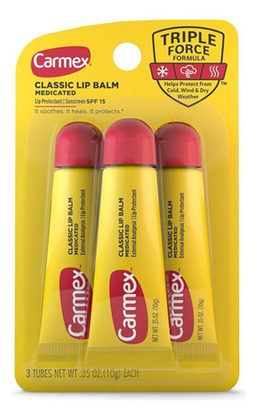 Pack De 3 Carmex En Tubo Original 0 Pack De 3 Carmex En Tubo Original 0