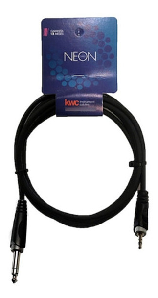 Cable Mini Plug Stereo 3,5m A Plug Stereo 6,5m X1.5 Mt Kwc 0