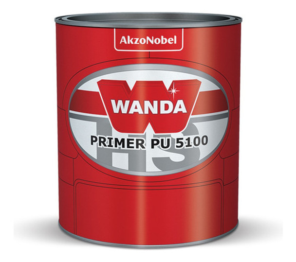 Primer Pu 5100 Wanda 1 Litro Gris 0 Primer Pu 5100 Wanda 1 Litro Gris 0