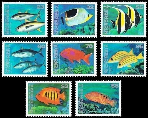 Fauna - Peces - Micronesia - 2 Series Mint 0