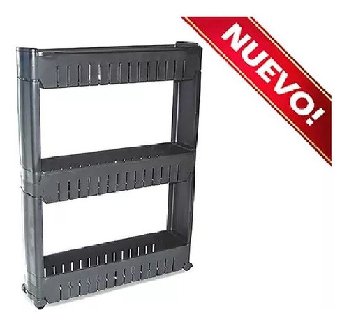 Carro Organizador Slim Con Ruedas  X 3 Estantes Colombraro 0