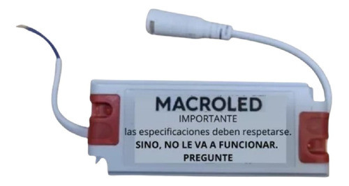 Driver Fuente Para Panel Led 24w Macroled - Stg 0