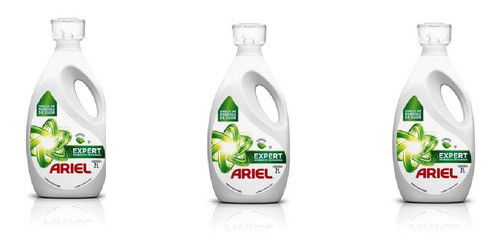 Kit 03frasco  Lava-roupas Concentrado Ariel Expert  2l 0
