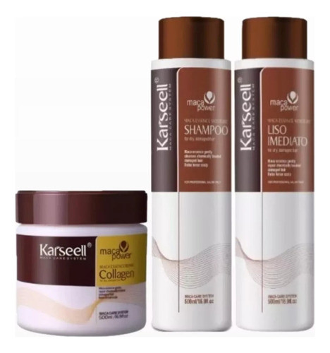 Kit Capilar Karseell Shampoo, Progresivo Y Mascara 0