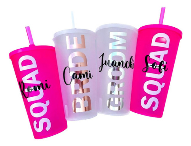 Vasos Ecológicos Personalizados Para Fiestas, Egresados 0