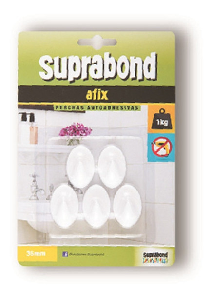 Perchas Autoadhesivas Suprabond Máxima Adherencia - 1kg 0