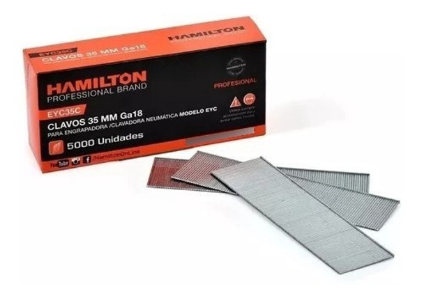 Clavos Clavadora Engrapadora Neumatica Eyc Ga18 2 X 35 Mm 0