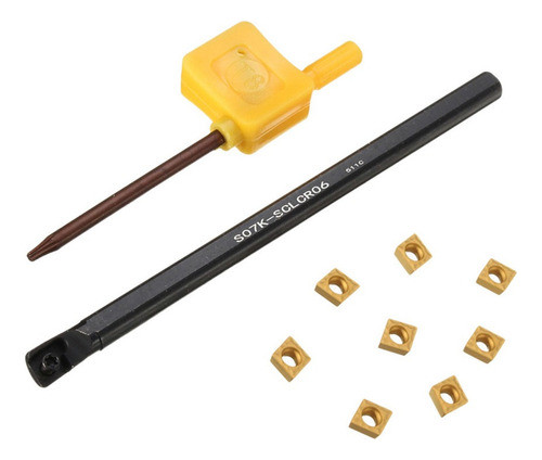 D 7x125mm S07k-sclcr06 8x Ccmt0602 Ferramenta De Inserção 0