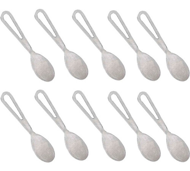 Espatula Para Helado X 10 De Aluminio Cuchara Para Heladeria 0