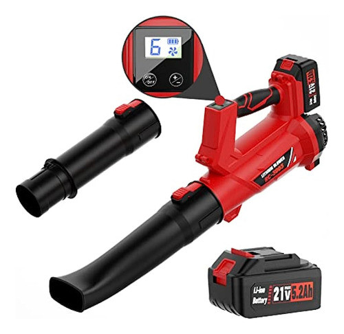 Soplador De Hojas Inalámbrico, 540cfm 21v Soplador De Hojas 0