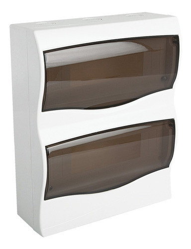 Tablero Eléctrico 24 Módulos P 12 Llaves Superficie Riel Din 0