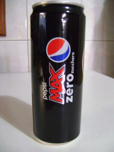 Lata  De  Pepsi Max Zero Zuchero Italiana 330 Ml 0