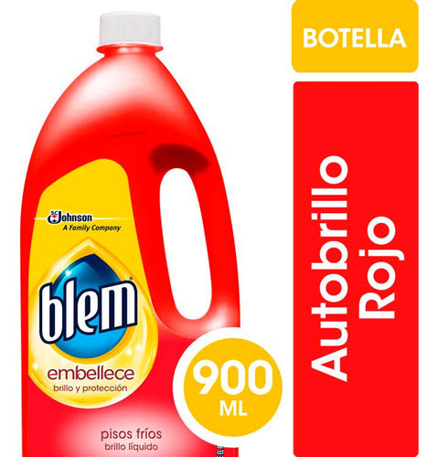 Autobrillo  Roja 800 Ml Blem Ceras P/pisos 0