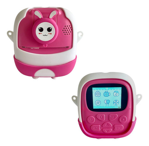 Câmera Digital Infantil Instantânea Imprime Foto Com Selfie 0