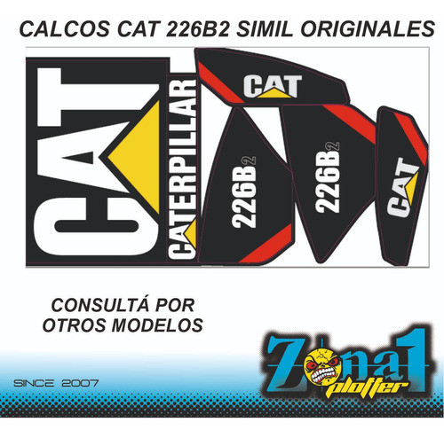 Calcos Caterpillar 226b2 0
