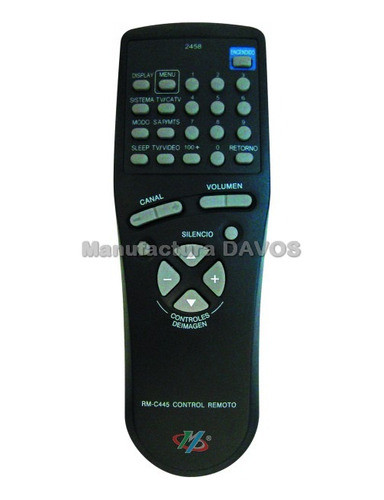 Control Remoto P/ Tv Jvc Paleta Rmc445 0