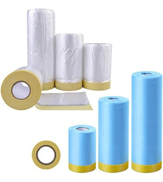 Film Nylon Enmascarar  C/ Cinta Incluida Rollo 110cmx33m R12 0