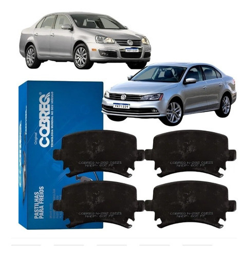 Pastillas De Freno Cobreq Volkswagen Passat Vento Cc Trasera 0