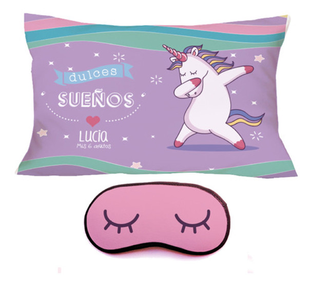 Almohadón Y Antifaz. Pijamada Party Souvenirs 0