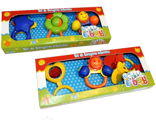 Sonajero En Caja X3 Modelos Surtidos Ploppy 368154 0