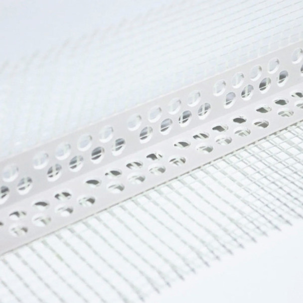 Cantonera Pvc Con Malla De Fibra De Vidrio 2,5m Reforzada 0