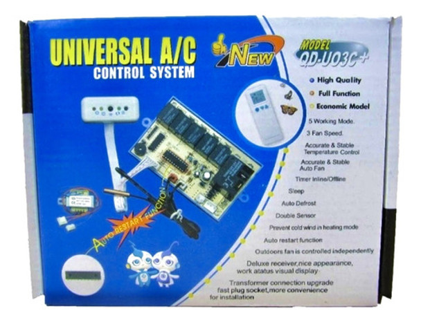 Placa Aire Acondicionado Universal Auto Restart Qd-u03c+ 0