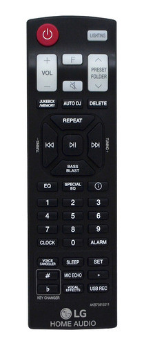 Controle Remoto Som LG X Boom Rn7 Akb75815311 0