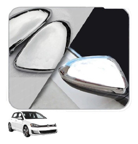 Kit Cubre Espejos Cromados Vw Golf Mk7 2015+ (x2) 0