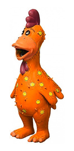 Brinquedo Pet Globken Chicken De 17 Cm - multipet-laranja 0