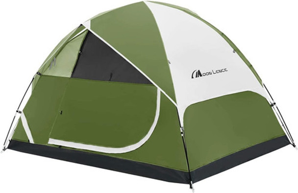 Carpa 6 Personas Doble Capa Impermeable - Verde 0