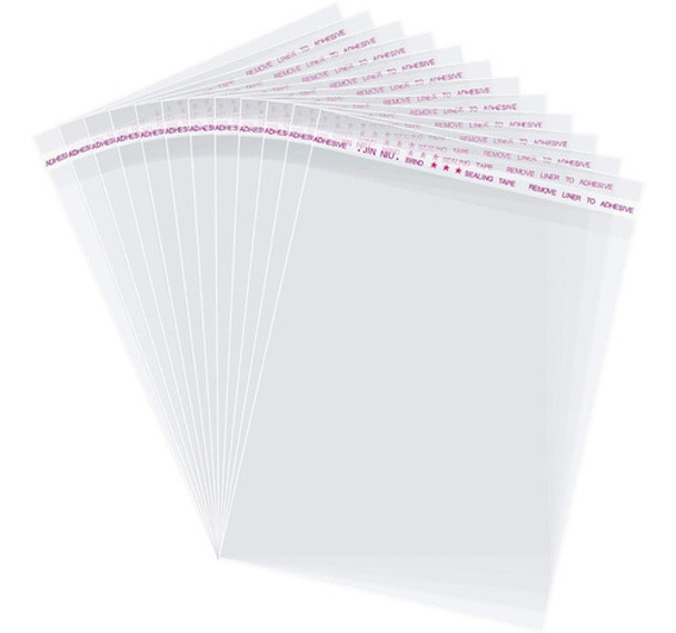 Saco Adesivado Plastico Transparente 12x25 C/500un 0