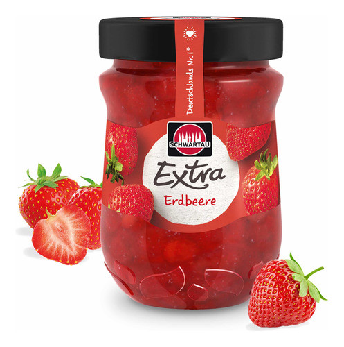 Nueva! Dulce Mermelada Schwartau Extra Frutillas 340g Import 0