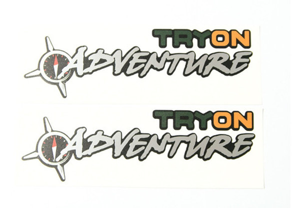 Par De Adesivo Carro Fiat Strada Adventure Tryon Strda32 Fgc 0