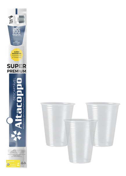 Copo De Plástico Pp 400ml Transparente Com 50 Unidades Altac 0 Copo De Plástico Pp 400ml Transparente Com 50 Unidades Altac 0