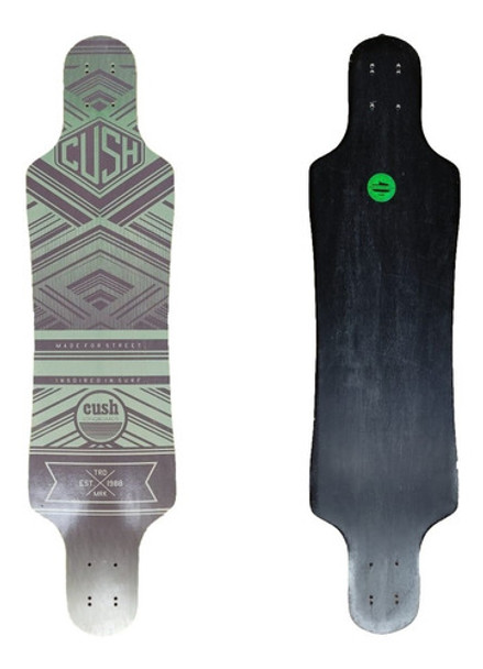 Shape Cush Longboard Skate Marfim Sm13 97x24,5cm 0