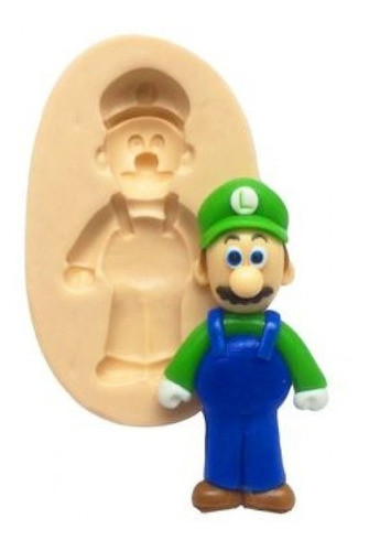Molde De Silicone Luigi Para Decorar 0