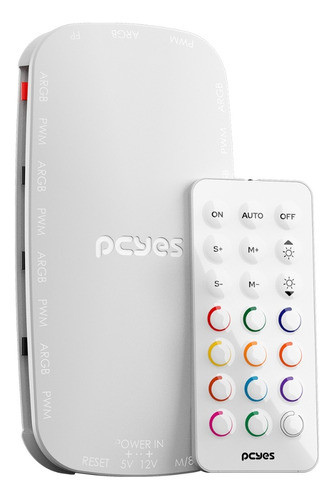 Controladora Fan Pcyes Light Core White Ghost - Pelc9pgbr 0