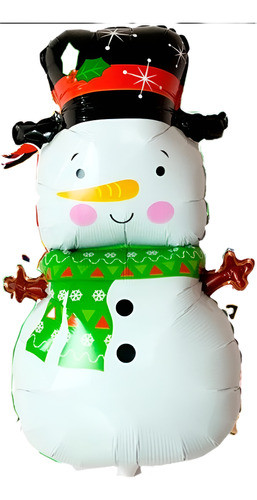 Globo Navidad Muñeco Nieve 0
