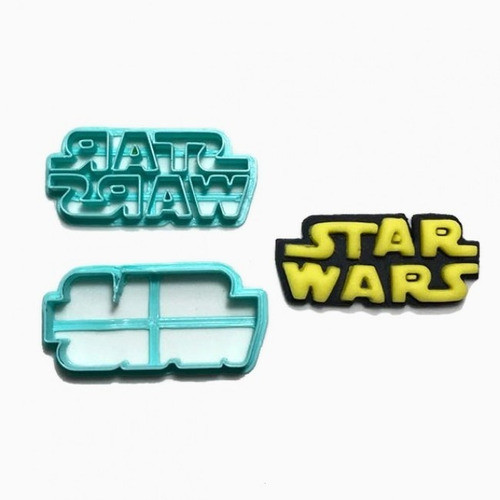 Cortador Logo Star Wars 5cm Para Decorar 0