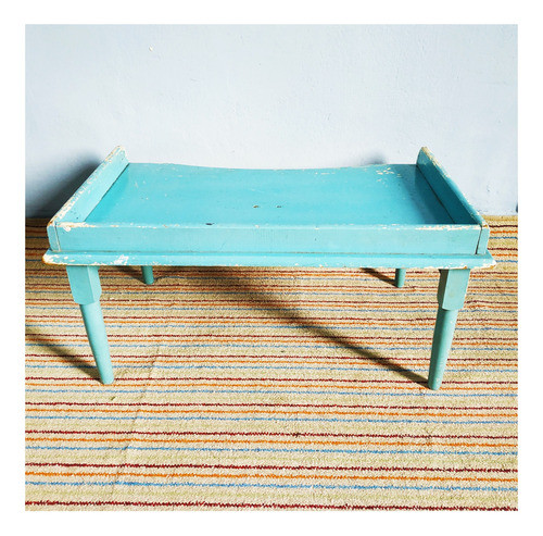 Bandeja Desayunador Plegable Vintage De Madera 0