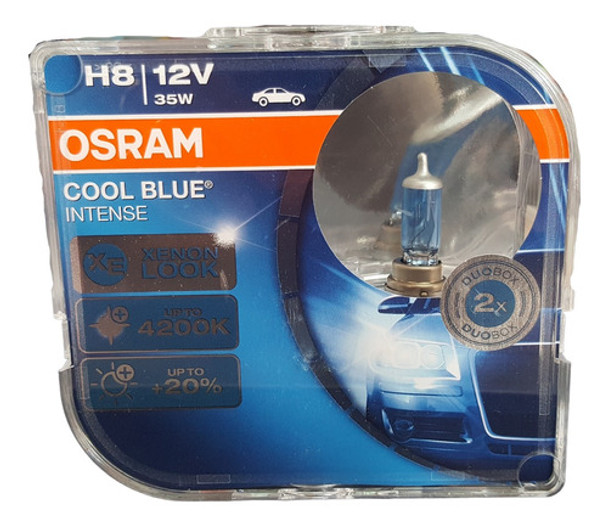 Lampara H8 35w Osram Cool Blue Intense 12v-4200k. 0