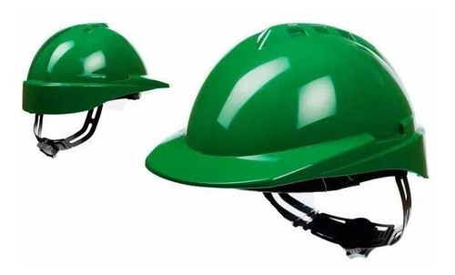 Casco Protector Con  Arnes - Milenium Verde $ 0