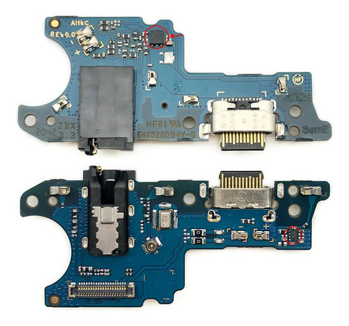 Conector De Carga Placa Flex Compatível Galaxy A03s (a037) 0