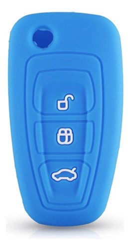 Funda Silicona Navaja 3 Botones Hu101 Azul 0