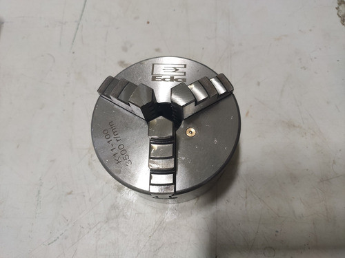 Placa Para Torno Sanches Blanes 3 Castanhas Universal. 100mm 0