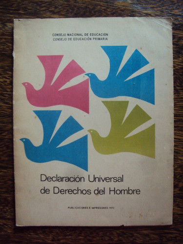 Declaracion Universal Derechos Del Hombre Conae Cep 1973 0