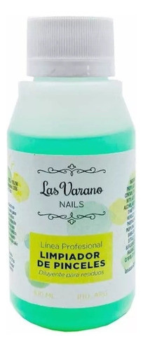 Limpiador Liquidode Pinceles Para Uñas Las Varano 250ml 0