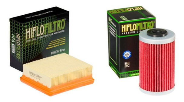Kit Filtros Aceite + Aire Ktm Duke 200 390 Hiflo 12-17 Gaona 0 Kit Filtros Aceite + Aire Ktm Duke 200 390 Hiflo 12-17 Gaona 0
