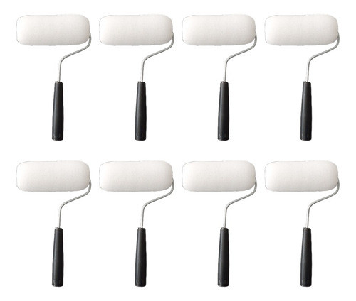 Pack Mini Rodillo Poliéster 11 Cm X 8 Unidades Matezz 0