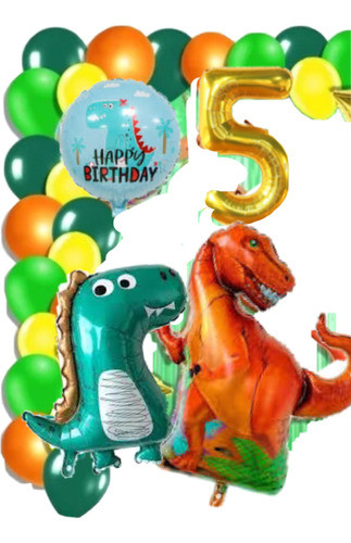 Set Globos Dinosaurios 0